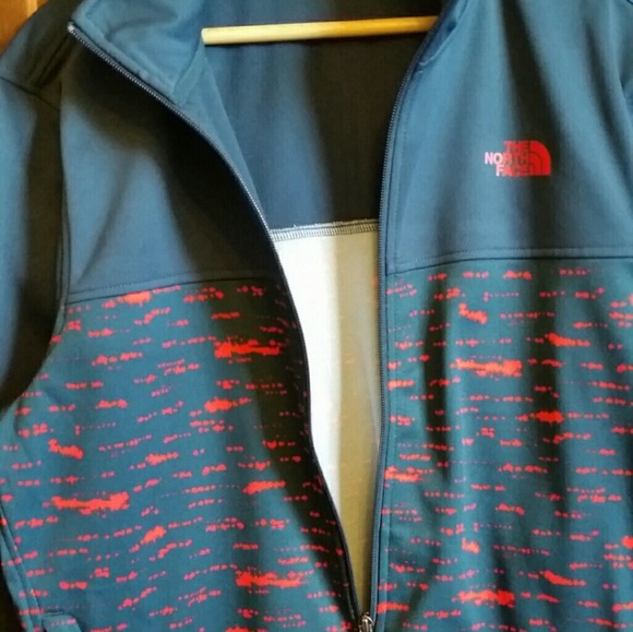 NEW Men's The North Face Track Jacket Teal Size M - Picture 2 of 5